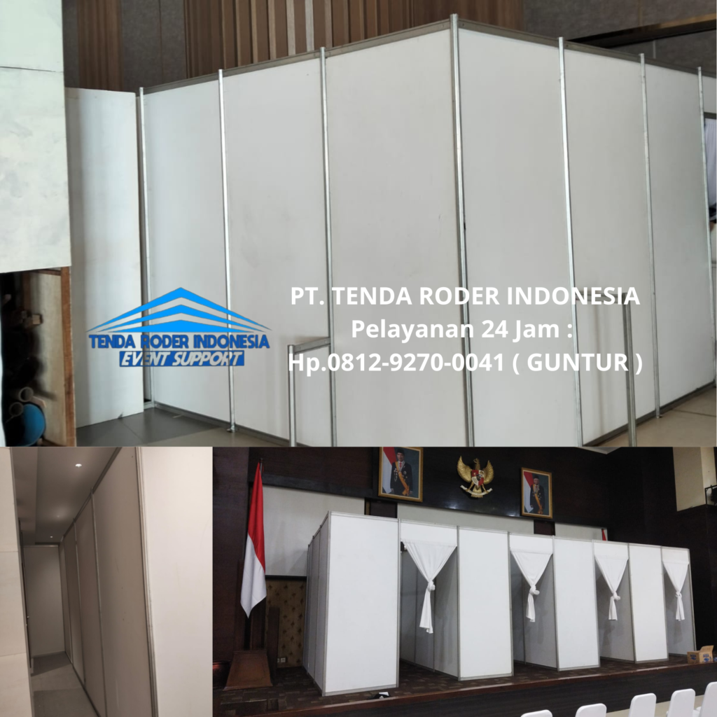 Sewa TENDA RODER,PARTISI,TOILET PORTABLE Semarang