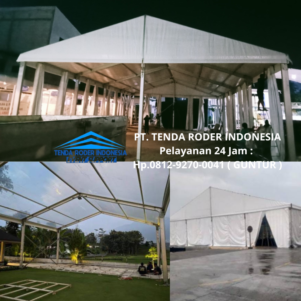 Sewa TENDA RODER,PARTISI,TOILET PORTABLE Semarang