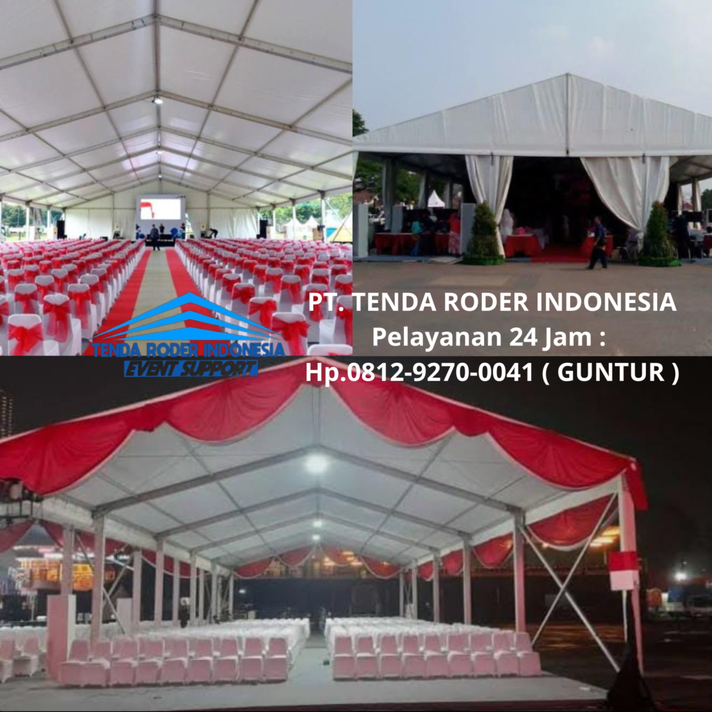 Sewa TENDA RODER,TIRAI HITAM LOTTO Semarang