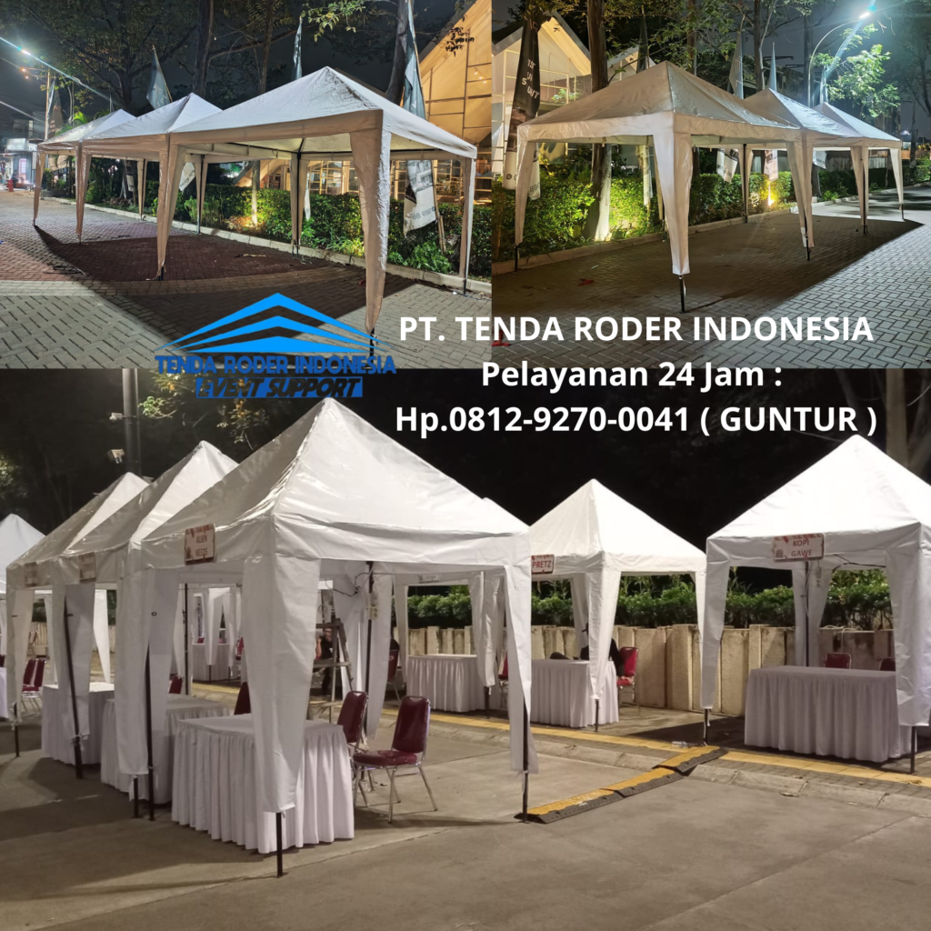 Sewa TIRAI,TENDA RODER ,TENDA BAZAR Daan Mogot