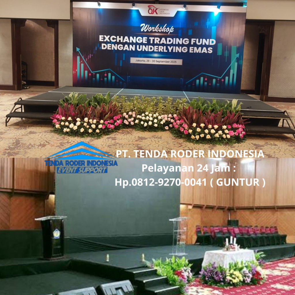 Sewa Tenda Roder, Panggung, Backdrop, Mini Garden Jakarta 
