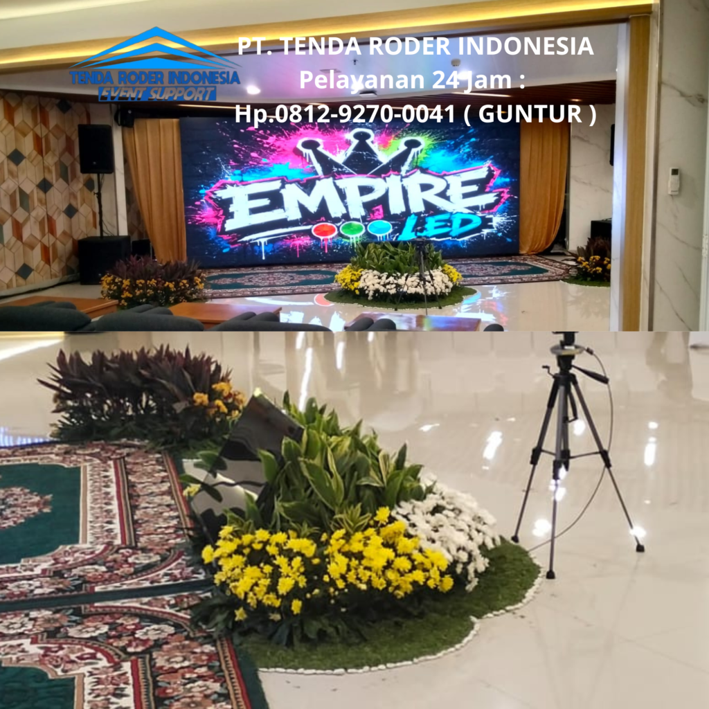Sewa Tenda Roder, Panggung, Backdrop, Mini Garden Jakarta 