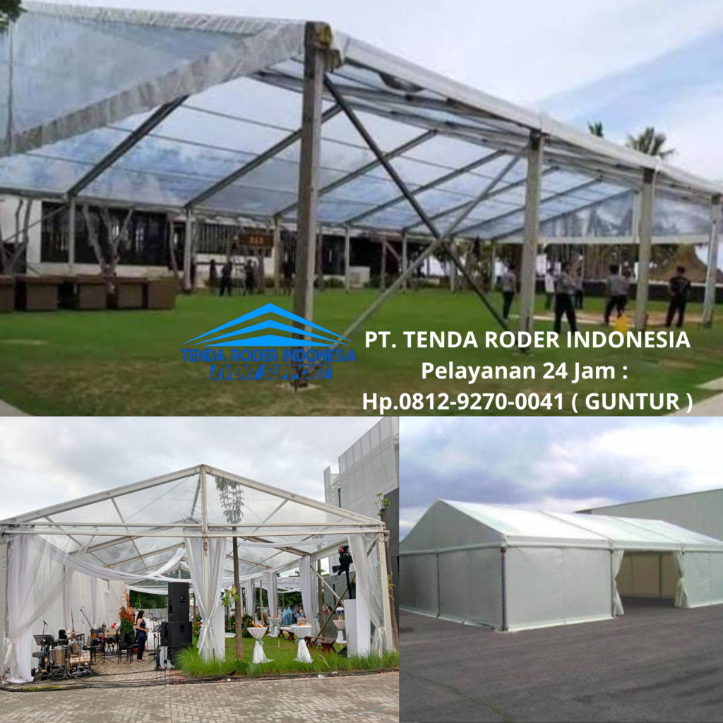 Vendor Sewa TENDA RODER KUALITAS INTERNASIONAL Jakarta Pusat