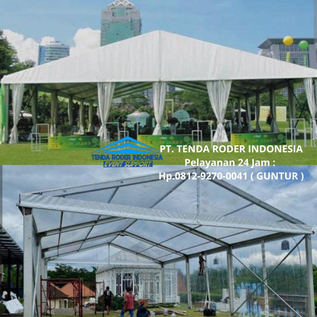 Vendor Sewa TENDA RODER KUALITAS INTERNASIONAL Jakarta Pusat