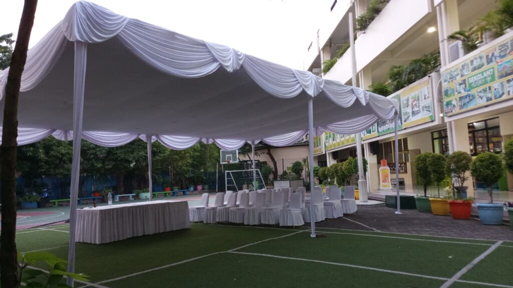 Sewa TENDA PLAFON WARNA PUTIH,KURSI,TENDA RODER Jakarta