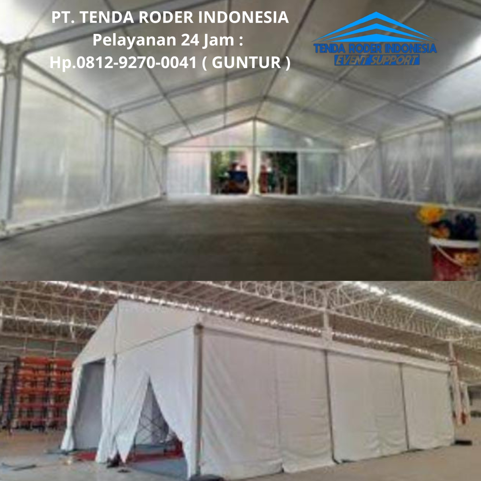 Gas Sewa TENDA RODER Kokoh, Bersih, Pas Harganya Area Jakarta