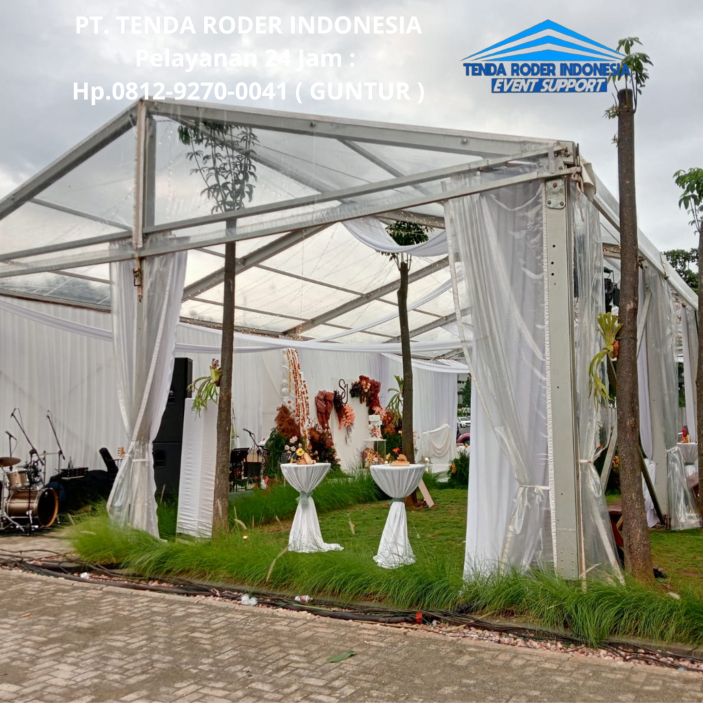Gas Sewa TENDA RODER Kokoh, Bersih, Pas Harganya Area Jakarta
