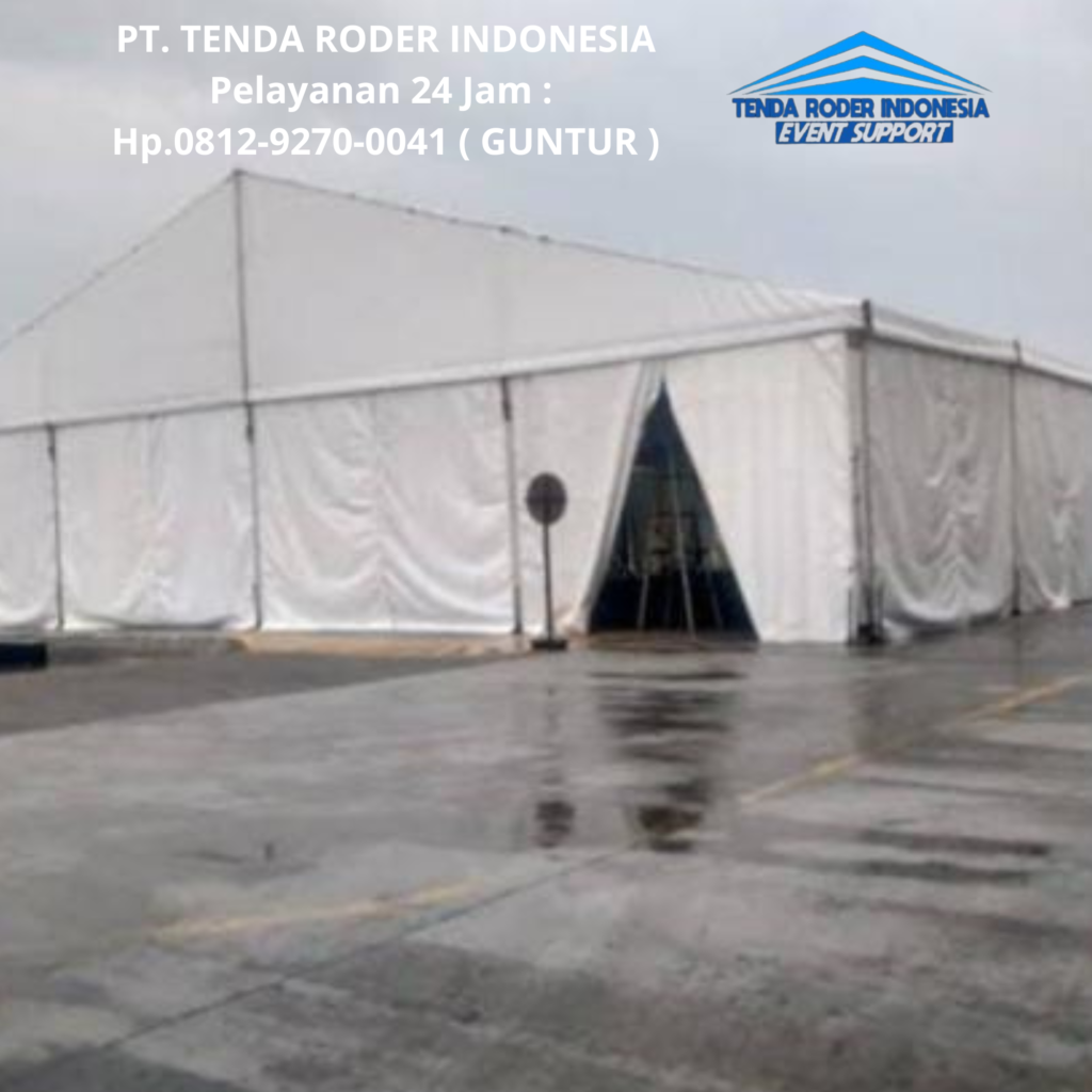 Gas Sewa TENDA RODER Kokoh, Bersih, Pas Harganya Area Jakarta