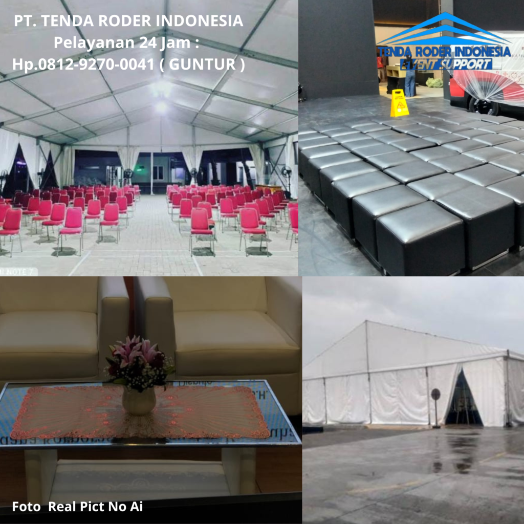 Jasa Sewa Puff Kotak Hitam,Tenda Roder,Meja VIP Kaca Pati