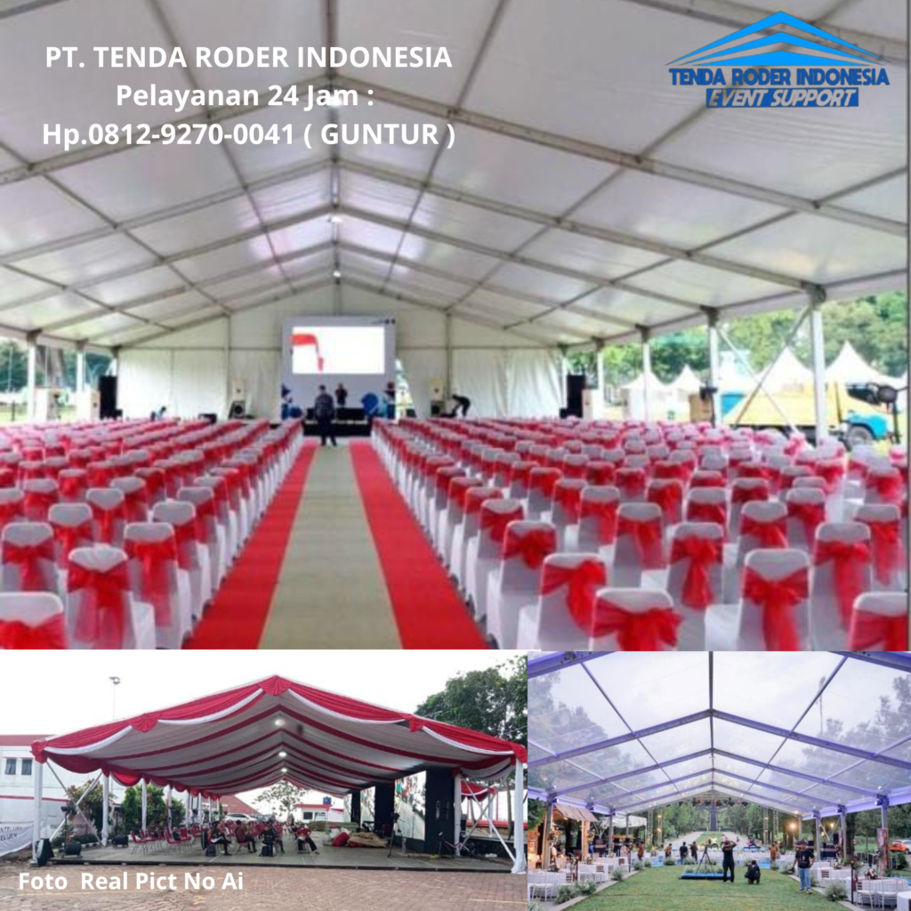 Jasa Sewa TENDA RODER,ALAT PESTA LENGKAP Pekalongan