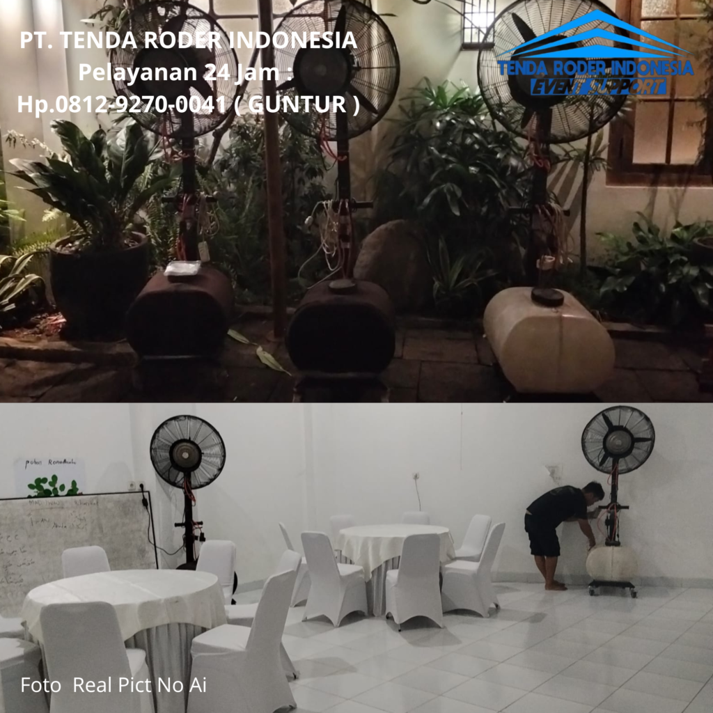 Jasa Sewa TENDA RODER,MISTY FAN,AC STANDING Bogor