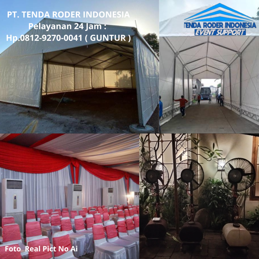 Jasa Sewa TENDA RODER,MISTY FAN,AC STANDING Bogor
