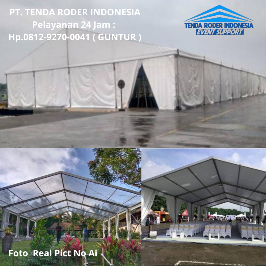 Jasa Sewa TENDA RODER,PARTISI R8 Jepara