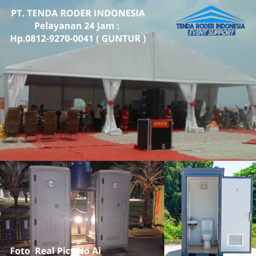 Jasa Sewa TENDA RODER,TOILET PORTABLE Pati