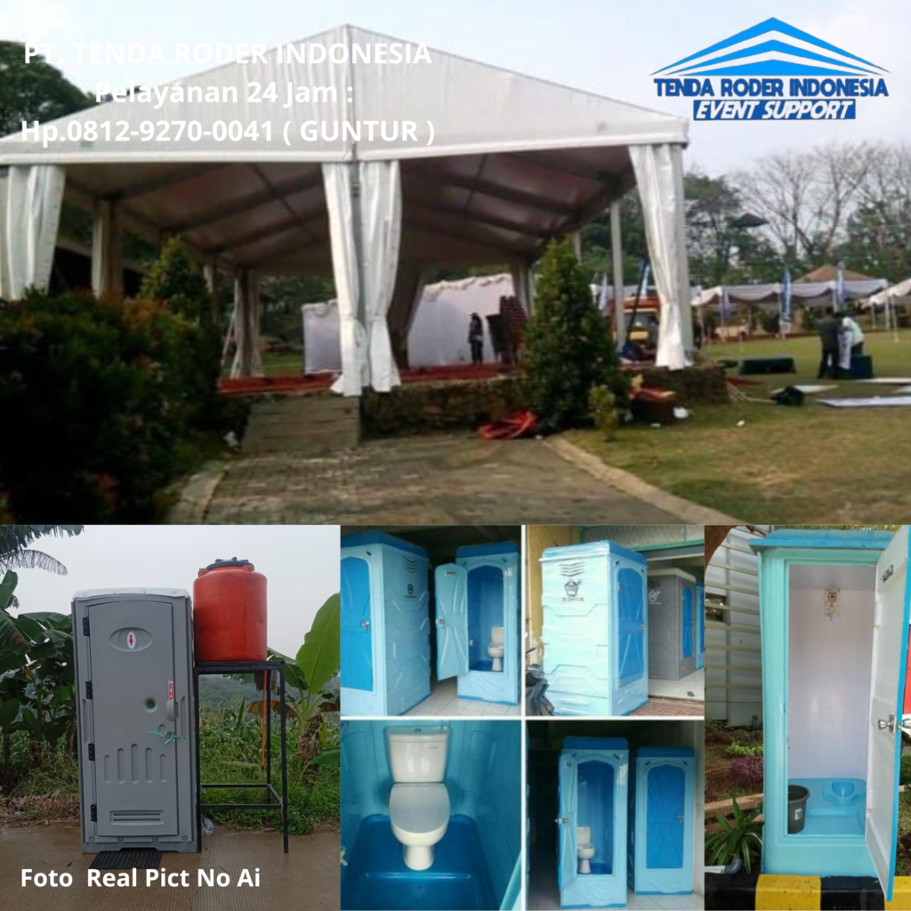 Jasa Sewa TOILET PORTABLE,TENDA RODER Brebes