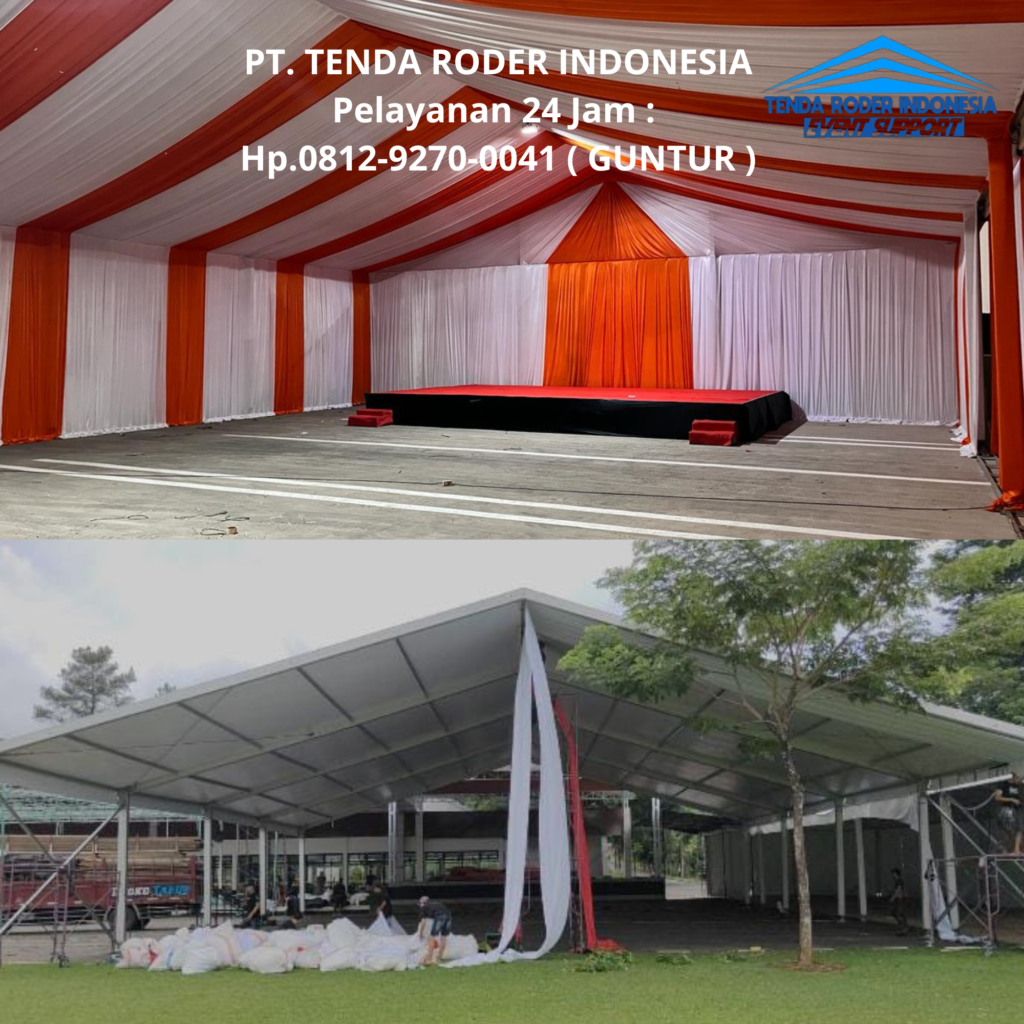 Jasa sewa TENDA RODER Terlengkap Area Bogor