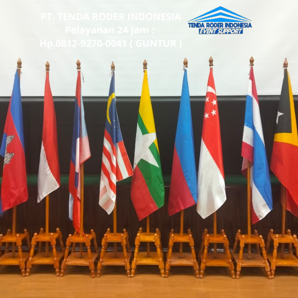 Layanan Sewa TIANG BENDERA KAYU Dan TENDA RODER Bekasi