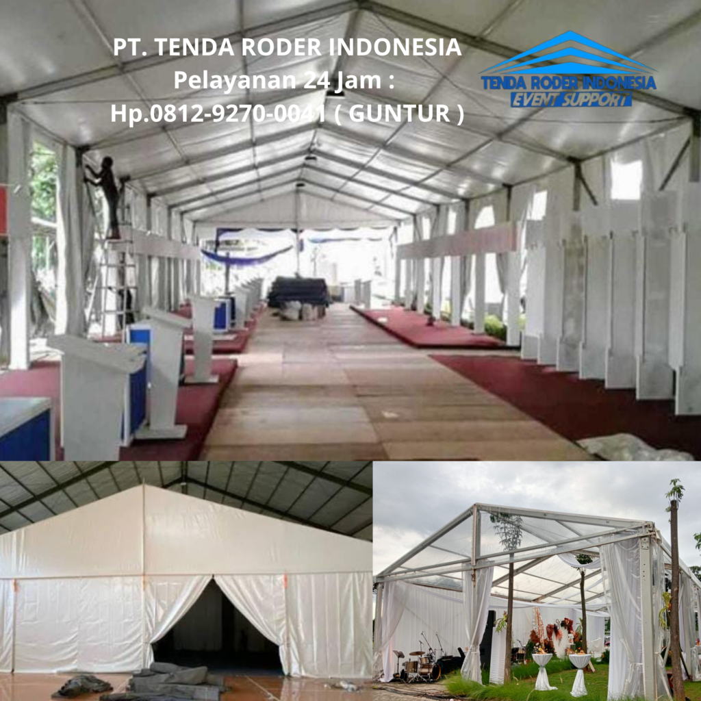 Pusat Sewa PODIUM ACRYLIC KOTAK,TENDA RODER Depok