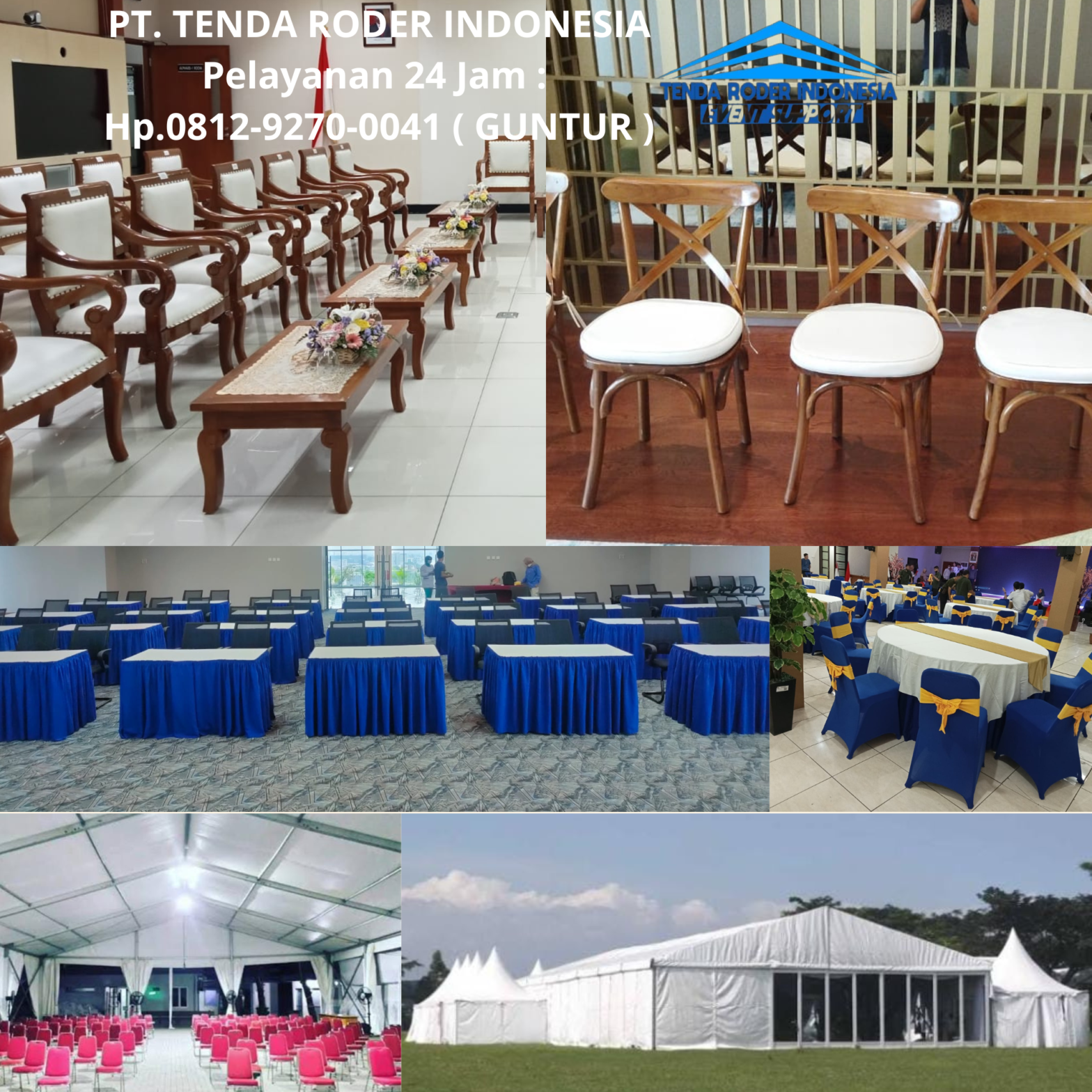Pusat Sewa TENDA RODER, MEJA,KURSI Jakarta Barat