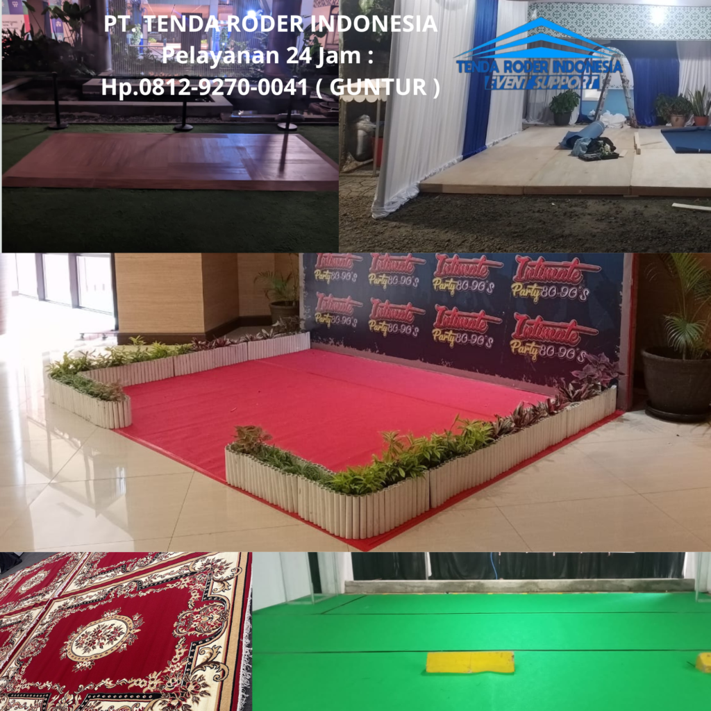 Rental Flooring Karpet,Tenda Roder Jakarta Selatan