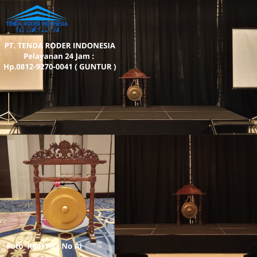 Rental GONG PERESMIAN,PODIUM SIRINE,TENDA RODER Cilacap
