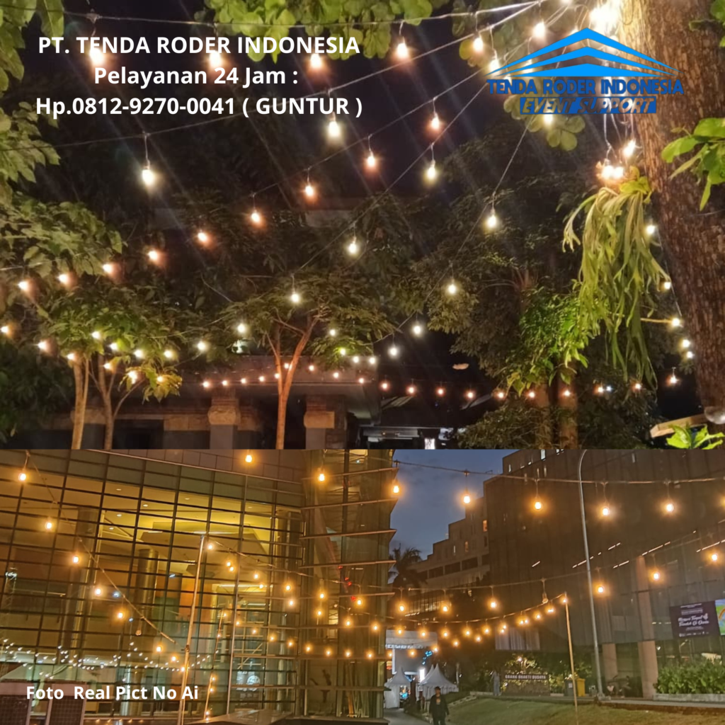 Rental LAMPU FAIRY LIGHT,TENDA RODER Semarang