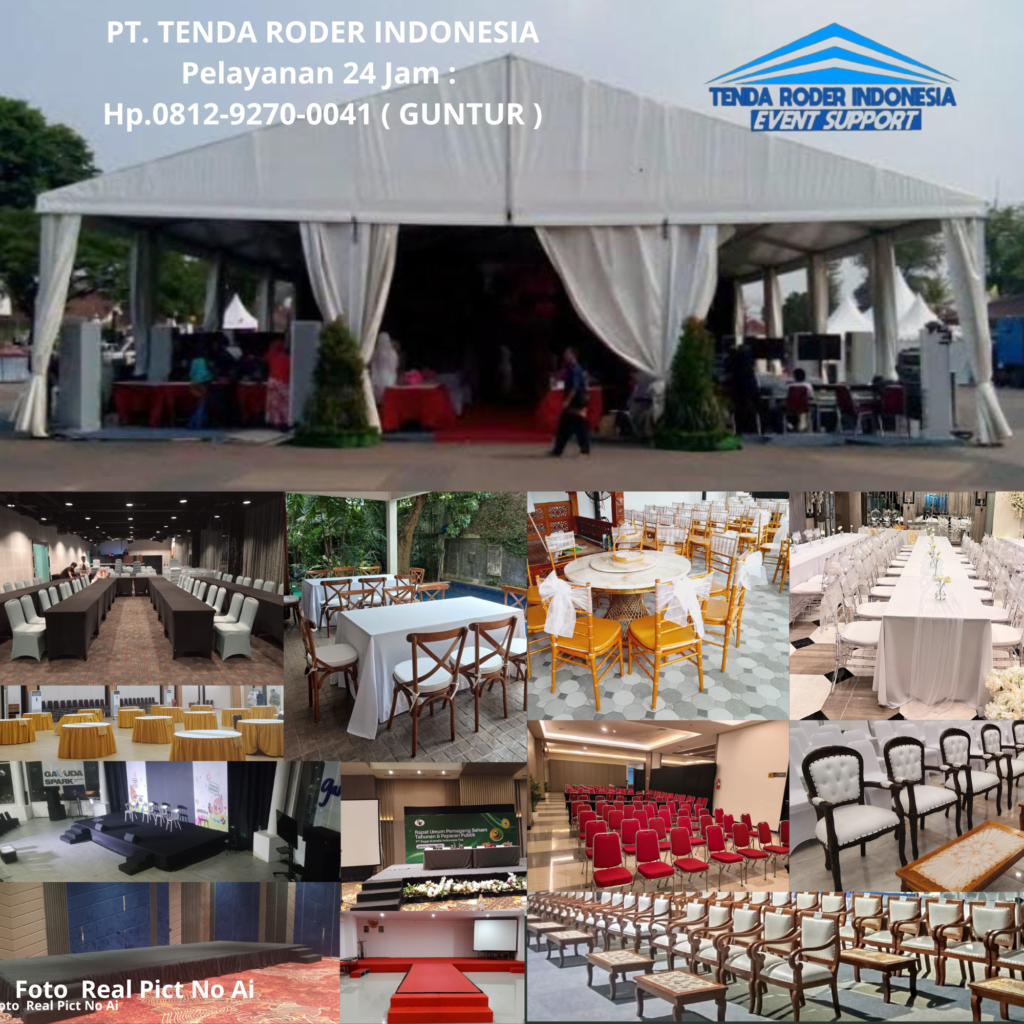 Rental MEJA,KURSI,PANGGUNG,TENDA RODER Lengkap Demak