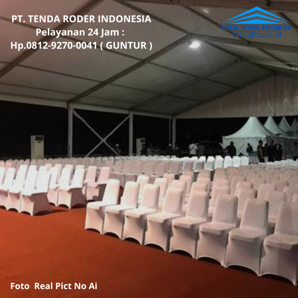 Rental PODIUM JUARA,TENDA RODER Dekor Merah Putih Jakarta