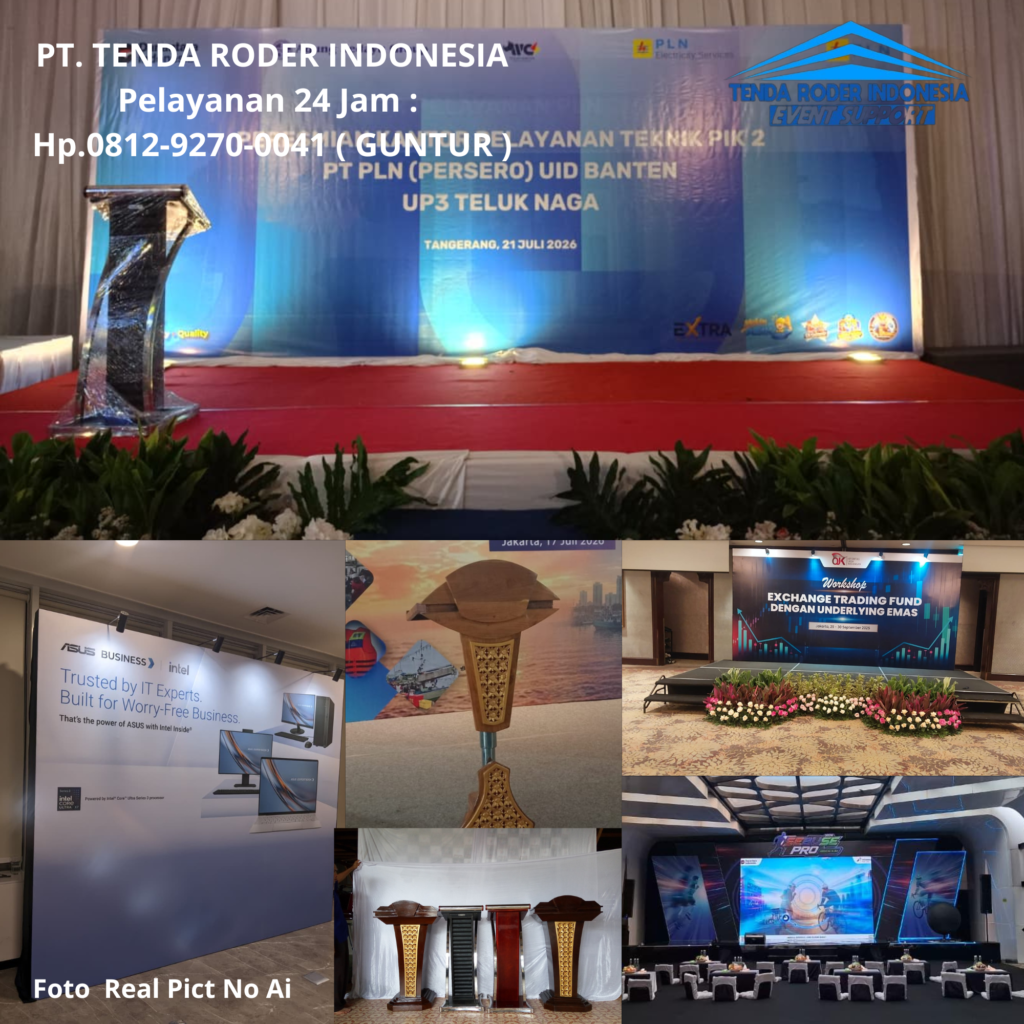 Rental PODIUM,PANGGUNG,BACKDROP,TENDA RODER Semarang