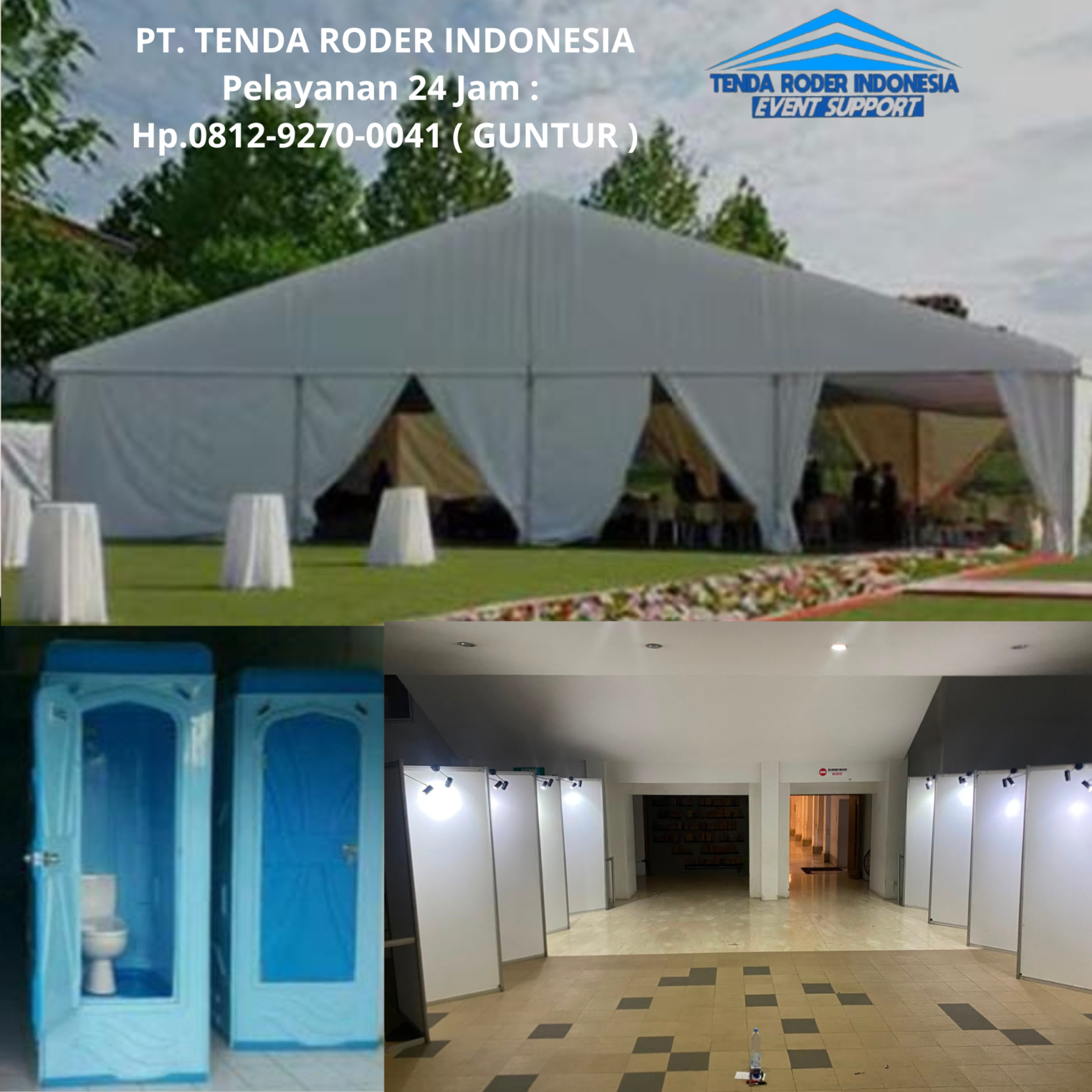Rental Partisi,Toilet Portable,Tenda Roder BSD
