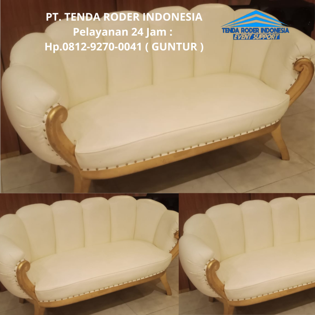 Rental SOFA PELAMINAN MODEL KERANG,TENDA RODER Depok