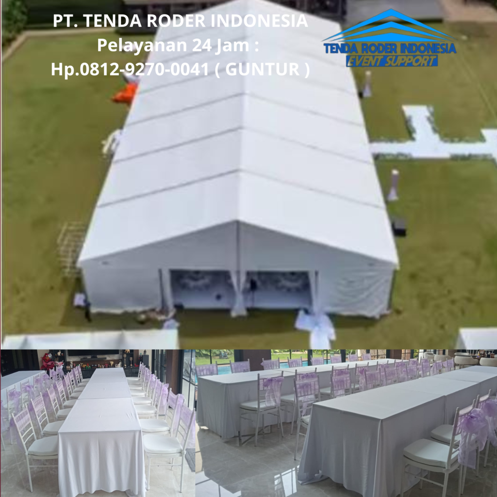 Rental Sewa kursi Tiffany Pita Dan Tenda Roder Jakarta Selatan