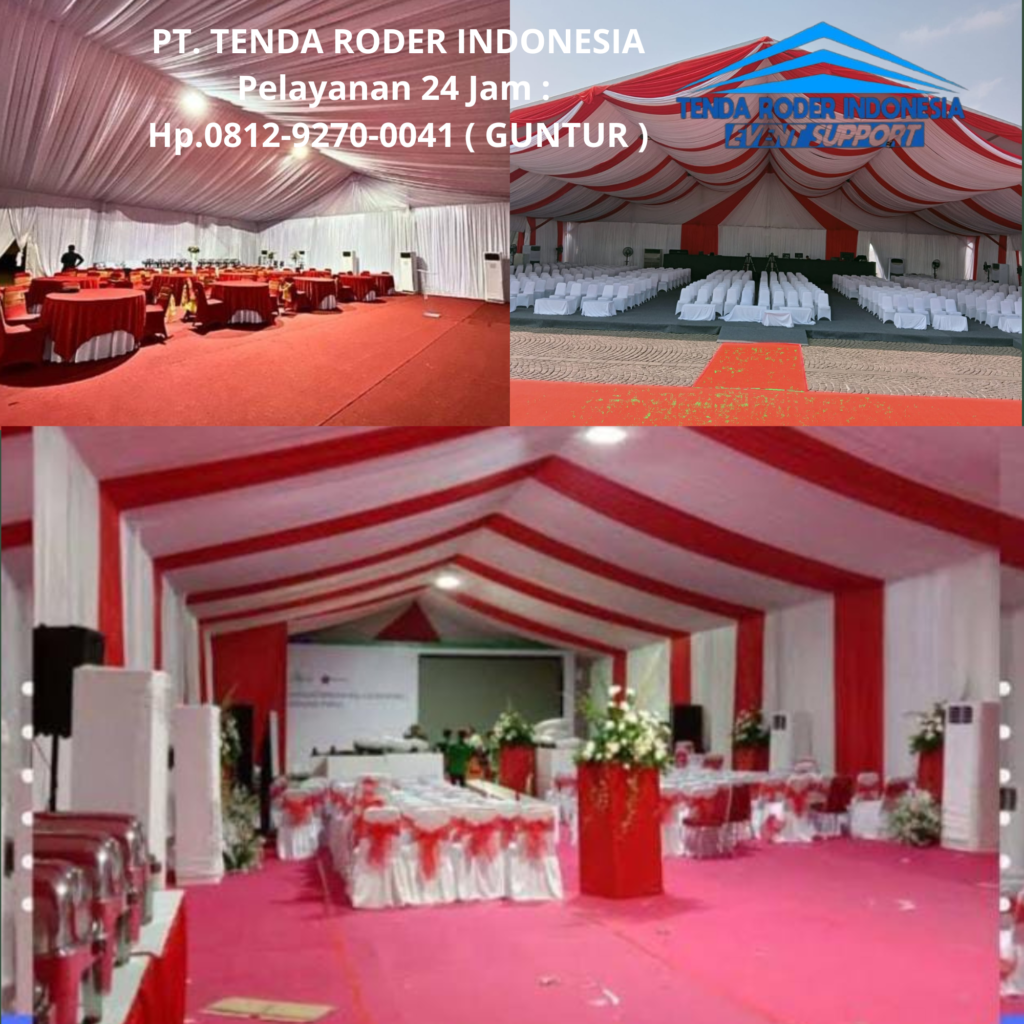 Rental TENDA RODER Dan ALAT PESTA LENGKAP Semarang