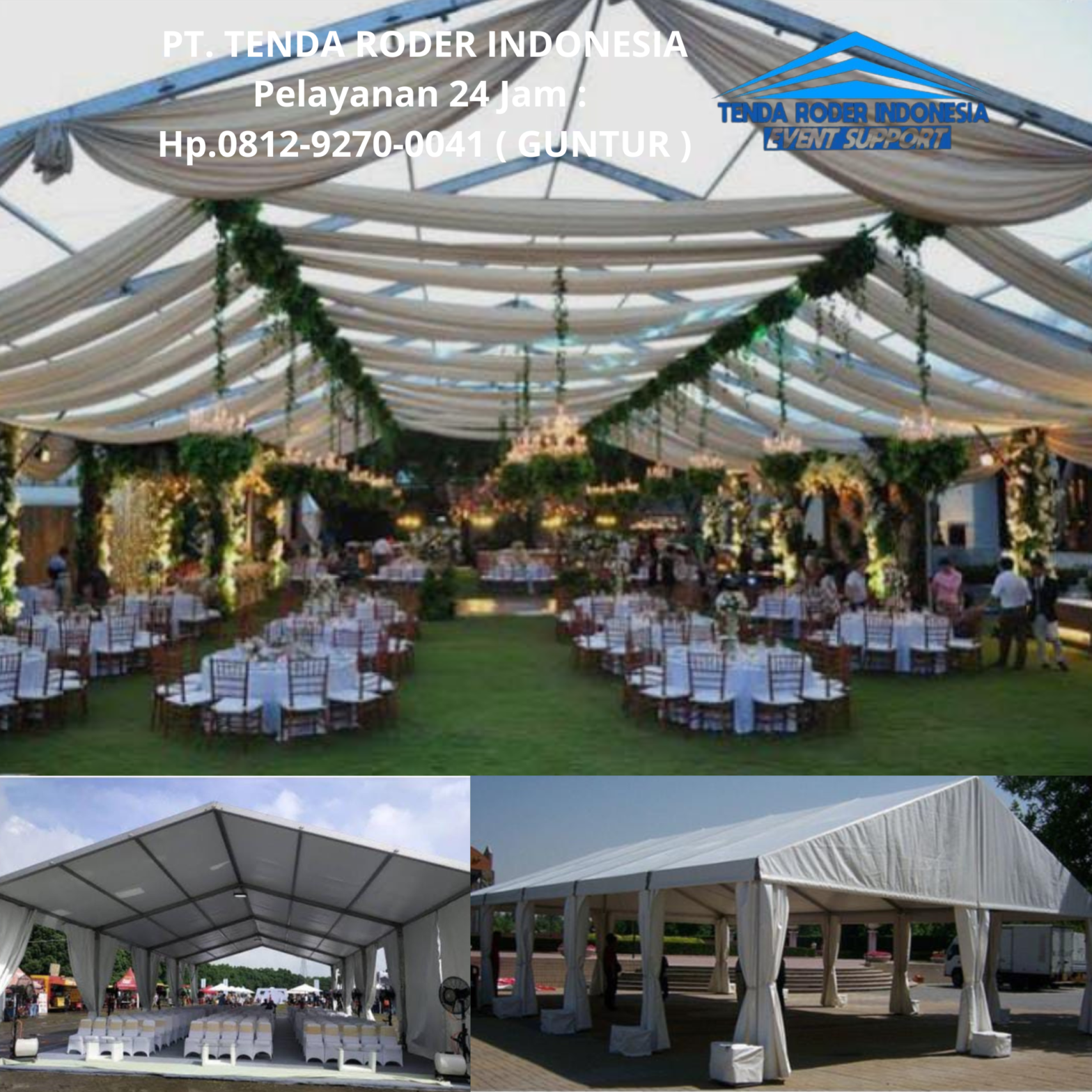 Rental TENDA RODER Dan ALAT PESTA LENGKAP Semarang