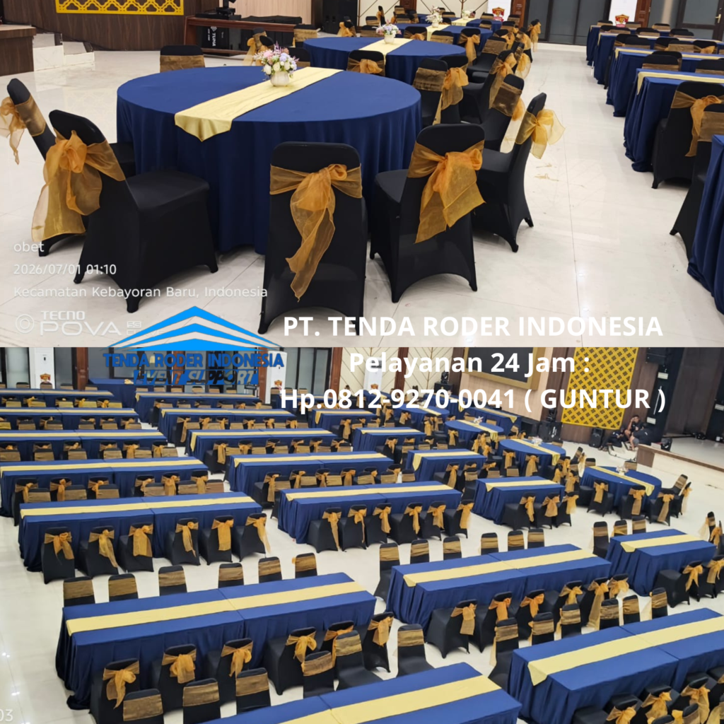 Rental TENDA RODER Dan KURSI,MEJA COVER Cikarang