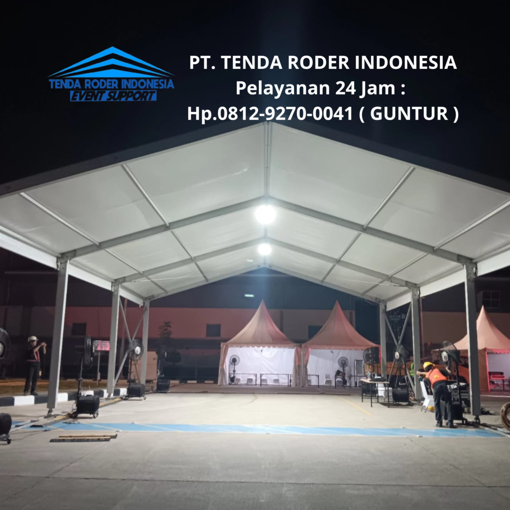 Rental TENDA RODER Dan KURSI,MEJA COVER Cikarang