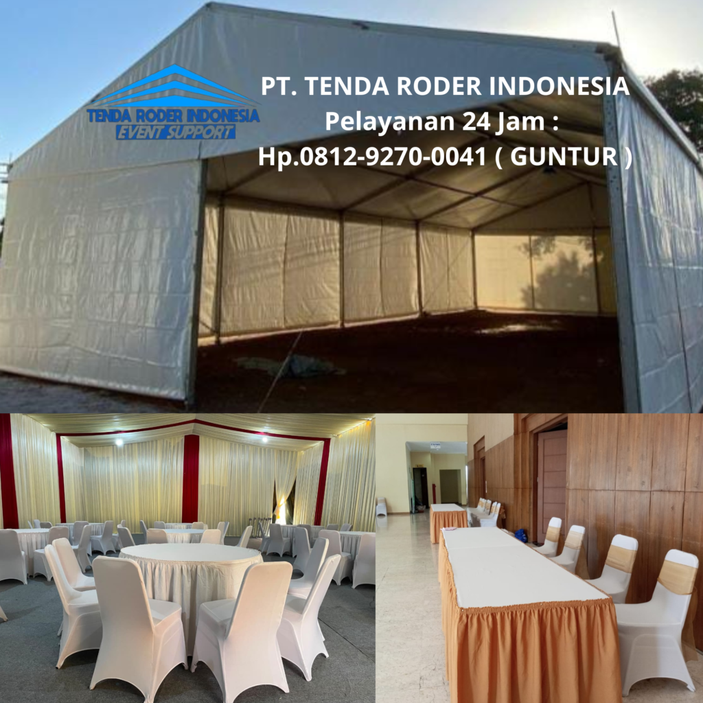 Rental TENDA RODER Dan KURSI,MEJA COVER Cikarang