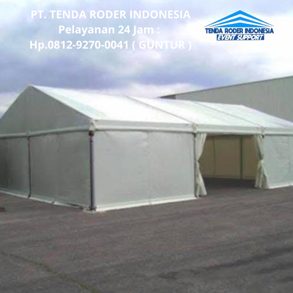Rental TENDA RODER Kokoh Anti Ribet Area Bekasi