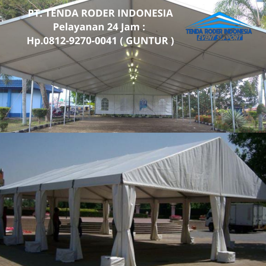 Rental TENDA RODER Kokoh Anti Ribet Area Bekasi