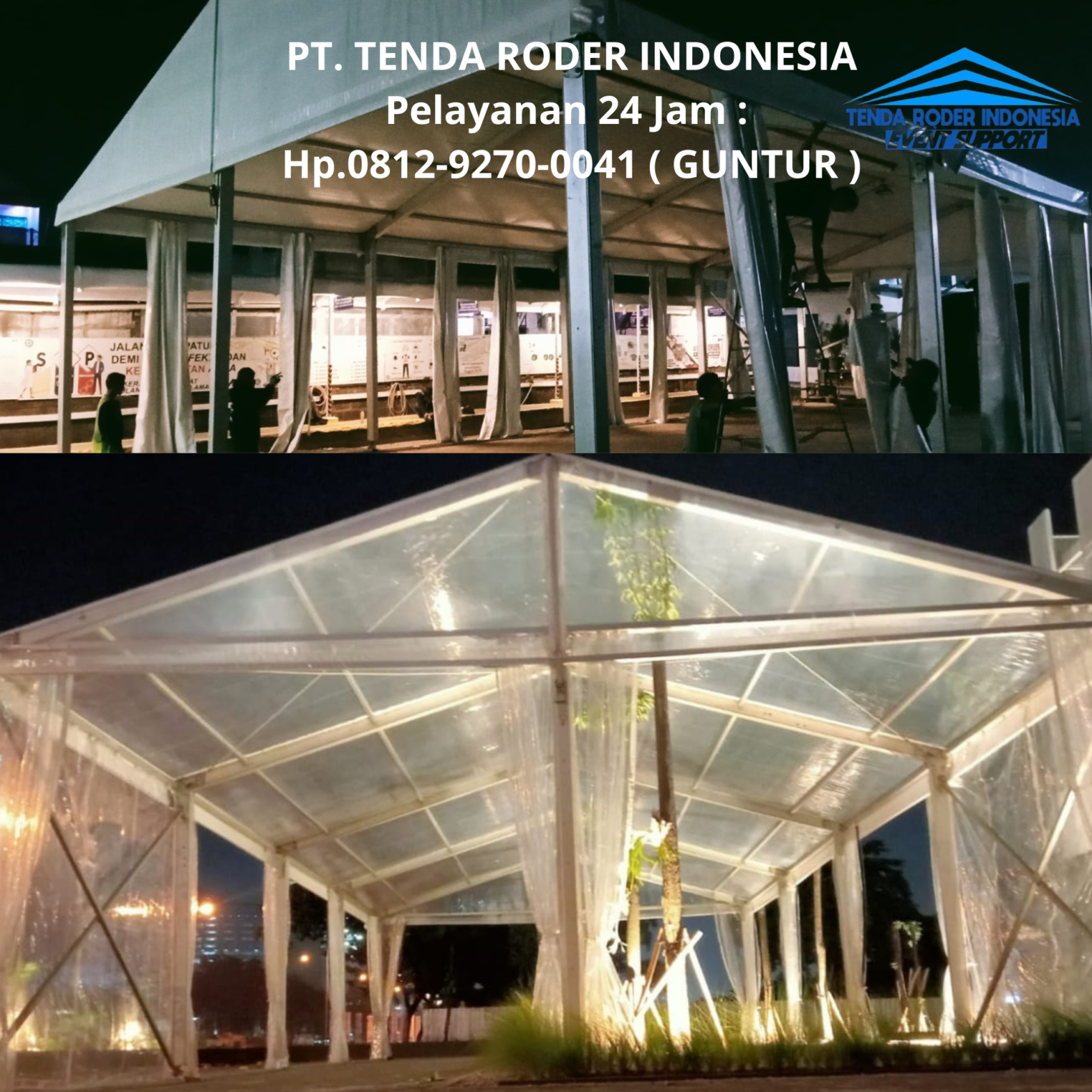 Rental TENDA RODER Terdekat Area Cikarang