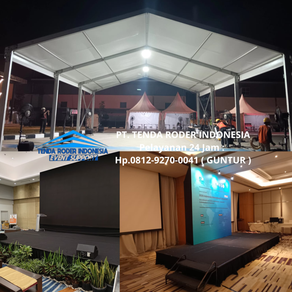 Rental TENDA RODER,PANGGUNG,BACKDROP Batang