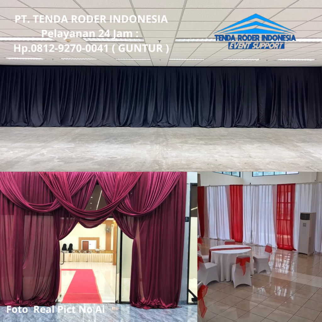 Rental TIRAI DEKORASI,TENDA RODER Lengkap Kudus