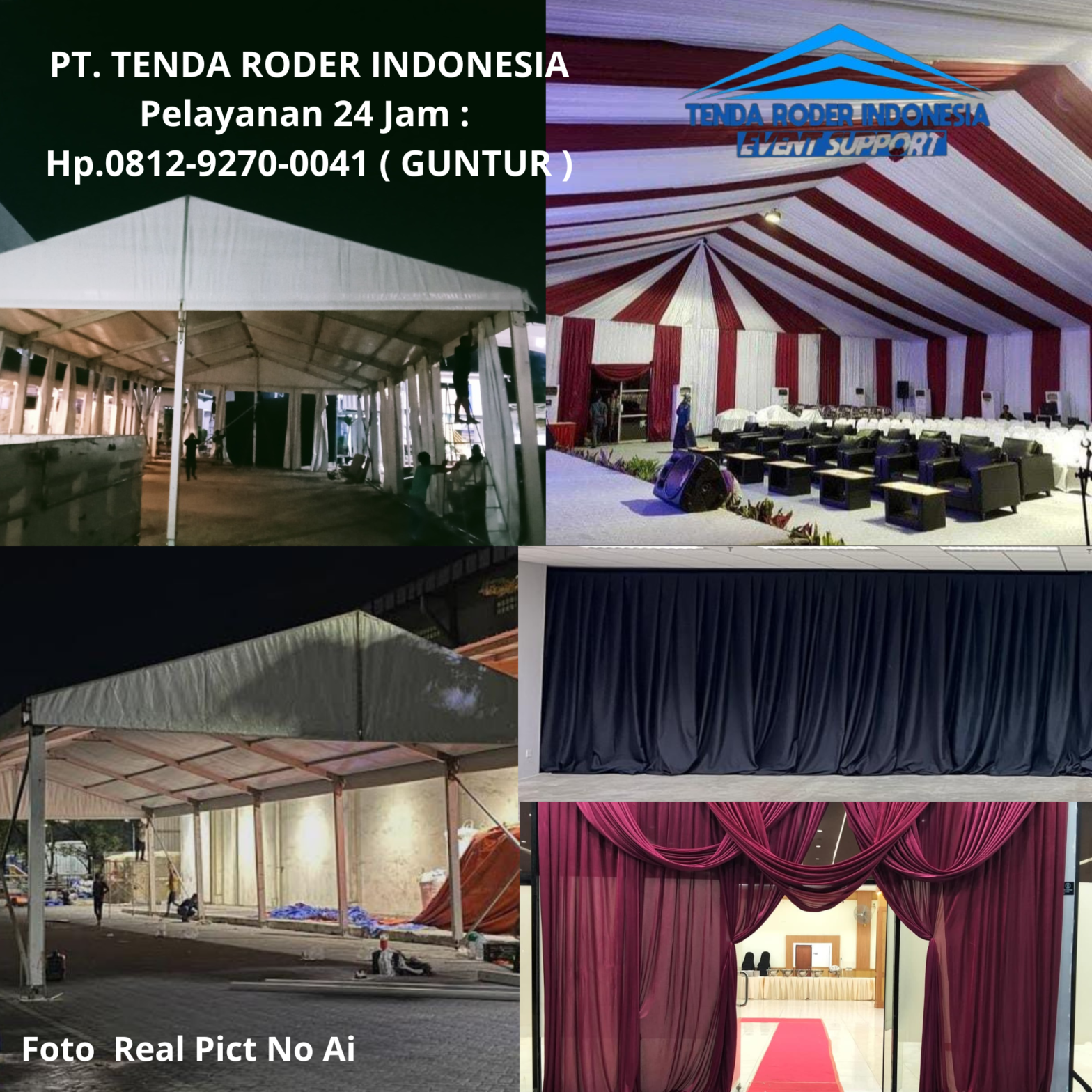 Rental TIRAI DEKORASI,TENDA RODER Lengkap Kudus