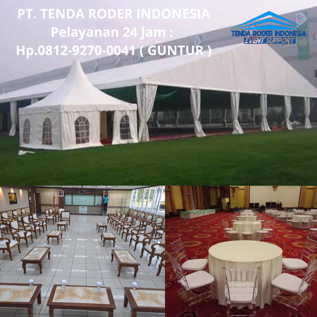 Rental Tenda Roder,Kursi Acylic,Kursi Vip Kayu Jakarta