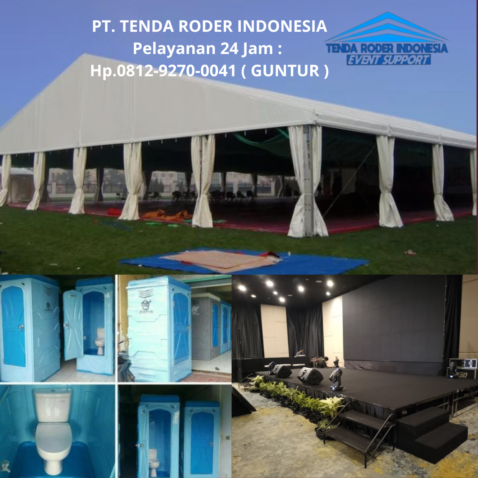 Rental Toilet Portable,Tenda Roder,Panggung Semarang