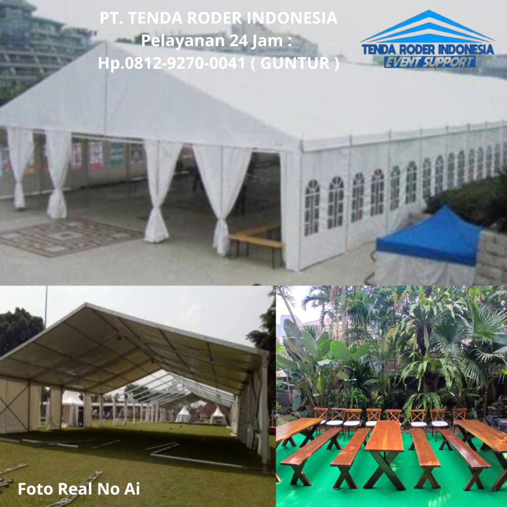 Sewa BANGKU,MEJA TAMAN, TENDA RODER Pati