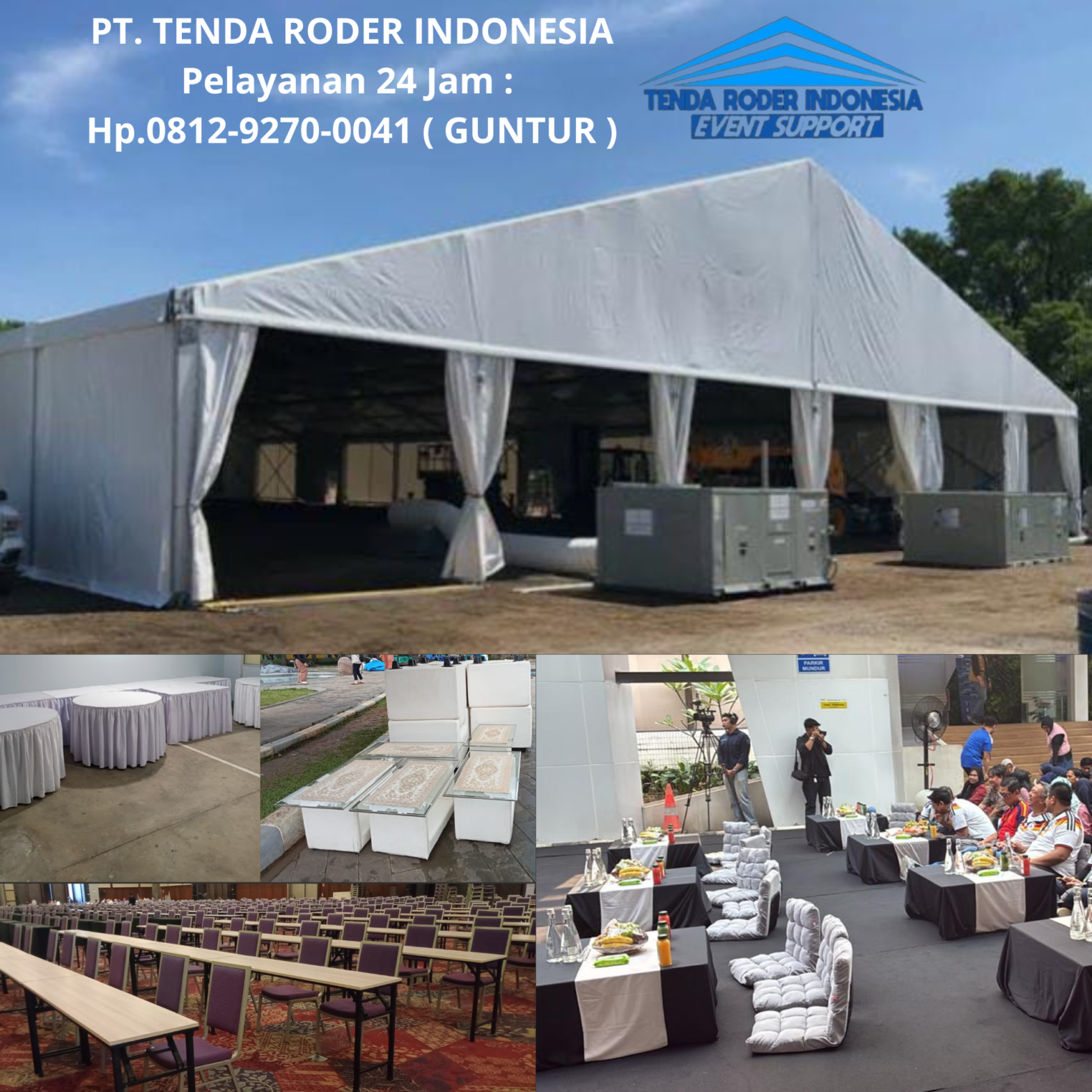 Sewa MEJA, SOFA LESEHAN, TENDA RODER Bandung