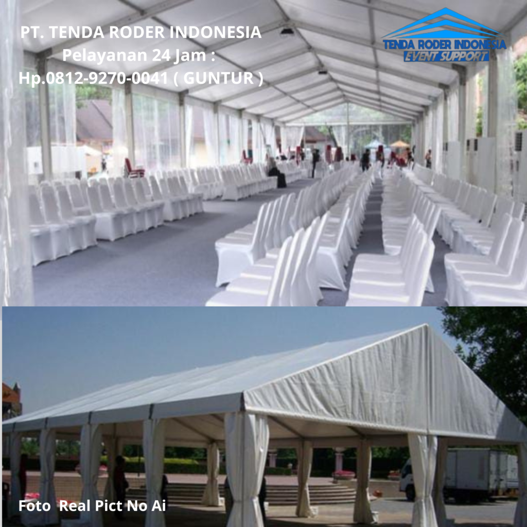 Sewa Paket TENDA RODER DAN BACKDROP FLEXY CUSTOM Jakarta