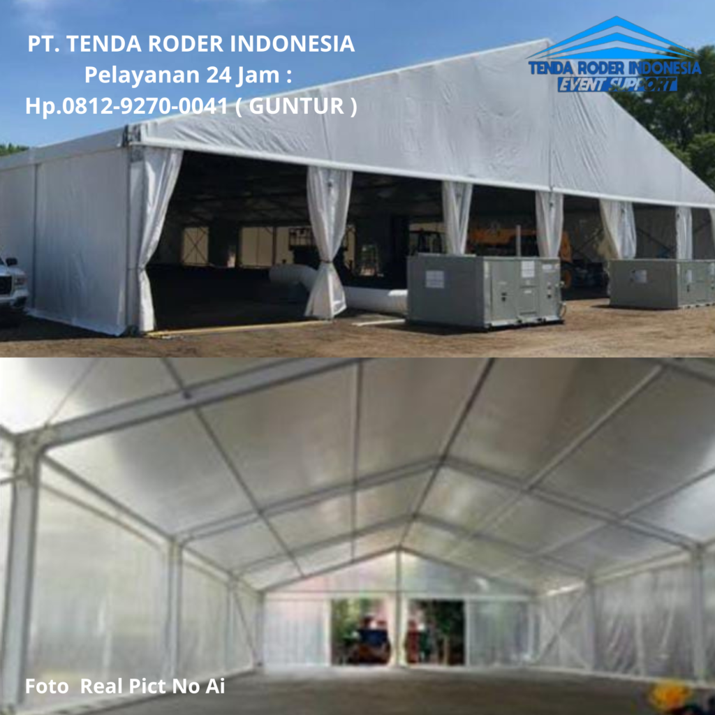 Sewa Paket TENDA RODER DAN BACKDROP FLEXY CUSTOM Jakarta