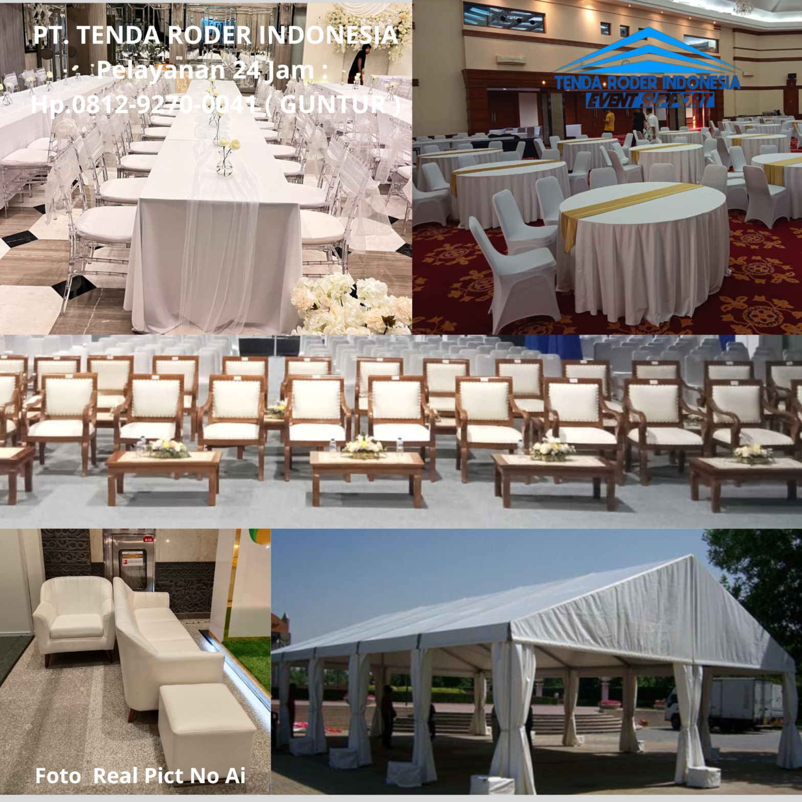 Sewa SOFA RETRO,TENDA RODER,MEJA KURSI Semarang